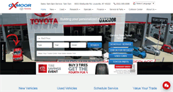 Desktop Screenshot of oxmoortoyota.com