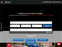 Tablet Screenshot of oxmoortoyota.com